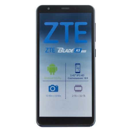 Смартфон ZTE Blade A5 2019 32Gb, синий