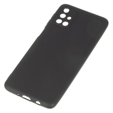 Чехол (клип-кейс) BORASCO Silicone case, для Samsung Galaxy M31s, черный [39280]