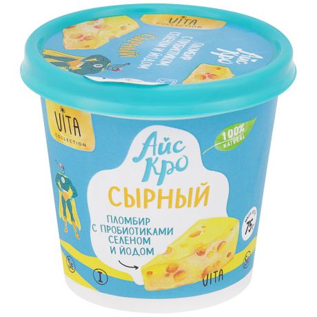 Мороженое АйсКро сырное с селеном и йодом 75 г