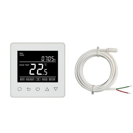Терморегулятор электронный сенсорный для теплого пола СТН Thermolife ET61W белый с поддержкой Wi-Fi