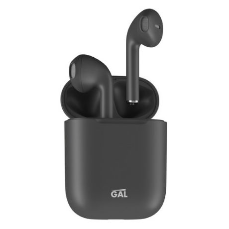 Гарнитура GAL Gal TW-3500, Bluetooth, вкладыши, черный