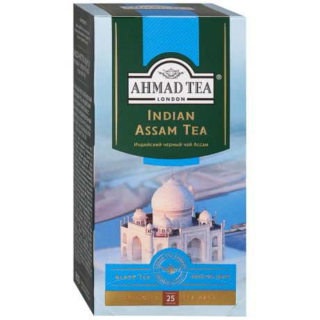 Чай Ahmad Tea Индийский Ассам черный 25 пакетиков по 2 г