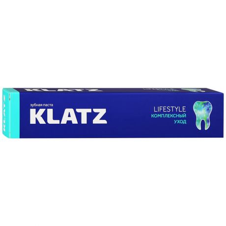 Зубная паста Klatz Lifestyle Комплексный уход 75мл