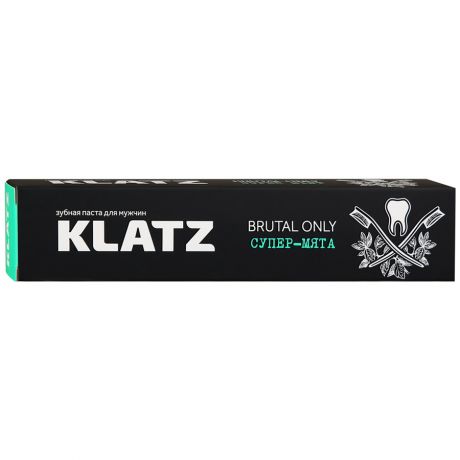 Зубная паста для мужчин Klatz Brutal only Супер-мята 75 мл