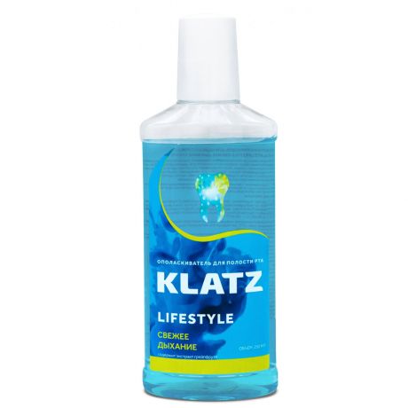 Ополаскиватель для полости рта Klatz Lifestyle Свежее дыхание 250 мл