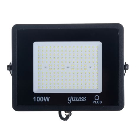 Прожектор светодиодный Gauss Qplus 100 Вт 175-265 В IP65 6500 К холодный свет плоский корпус