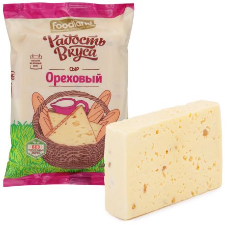 Сыр Радость вкуса Ореховый с фенугреком 45% 200 г