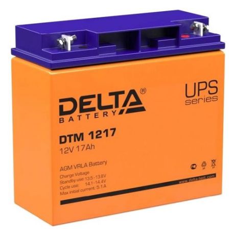 Аккумуляторная батарея для ИБП DELTA DTM 1217 12В, 17Ач