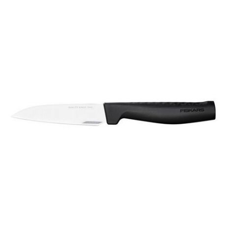 Нож кухонный Fiskars Hard Edge (1051762) стальной для чистки овощей и фруктов лезв.109мм прямая зато