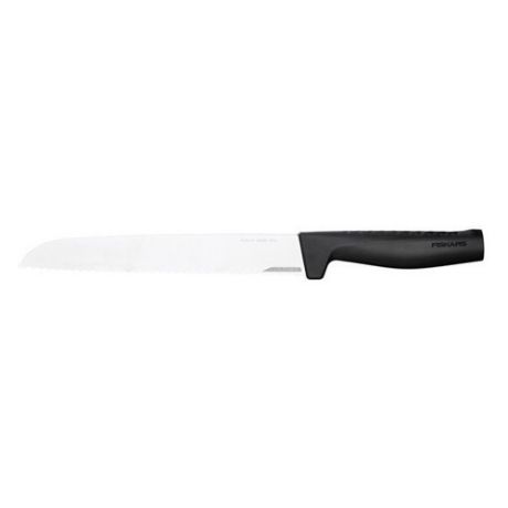 Нож Fiskars Hard Edge (1054945) стальной для хлеба лезв.218мм прямая заточка черный