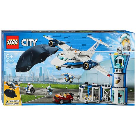 Конструктор Lego City Воздушная полиция Авиабаза 60210 (529 деталей)