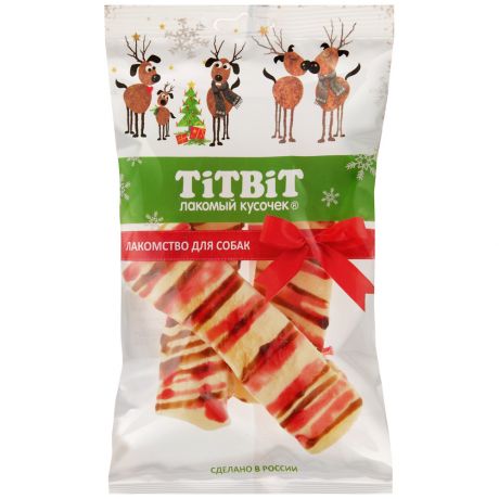 Лакомство Titbit Новогодняя коллекция крекер Праздничный для собак 18 г