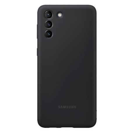 Чехол (клип-кейс) SAMSUNG Silicone Cover, для Samsung Galaxy S21+, черный [ef-pg996tbegru]