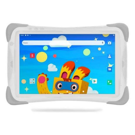 Детский планшет TURBO TurboPad PRO, 2GB, 16GB, 3G, Android 10.0 Go серебристый [pt00020526]