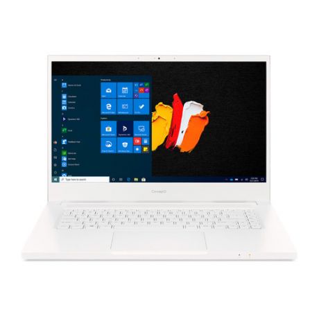 Ноутбук ACER ConceptD 3 CN315-72G-72GA, 15.6", IPS, Intel Core i7 10750H 2.6ГГц, 16ГБ, 512ГБ SSD, NVIDIA GeForce GTX 1650 Ti - 4096 Мб, Windows 10 Professional, NX.C5YER.002, белый