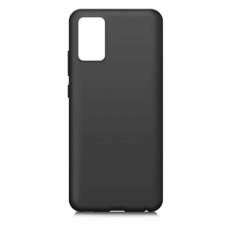Чехол (клип-кейс) BORASCO Microfiber Case, для Samsung Galaxy A02s, черный [39788]