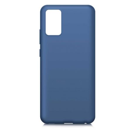 Чехол (клип-кейс) BORASCO Microfiber Case, для Samsung Galaxy A02s, синий [39787]