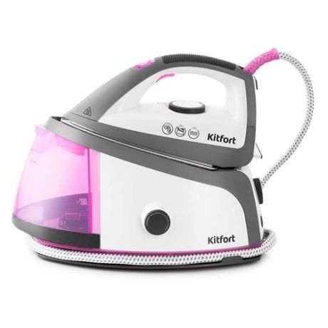 Парогенератор KITFORT KT-944, серый / розовый