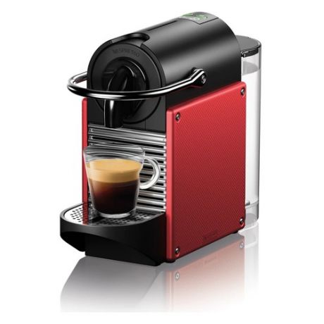 Капсульная кофеварка DELONGHI Nespresso EN124.R, 1260Вт, цвет: красный [132191845]