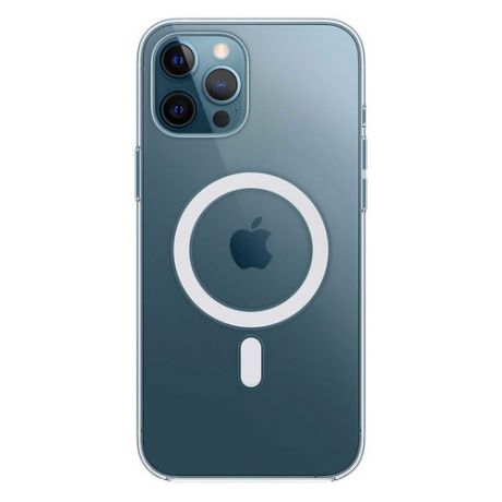 Чехол (клип-кейс) APPLE Clear Case with MagSafe, для Apple iPhone 12 Pro Max, прозрачный [mhln3ze/a]