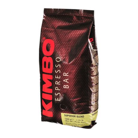 Кофе зерновой KIMBO Superior Blend, средняя обжарка, 1000 гр
