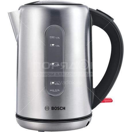 Чайник электрический металлический Bosch TWK 79B05, 1.7 л, 2.2 кВт