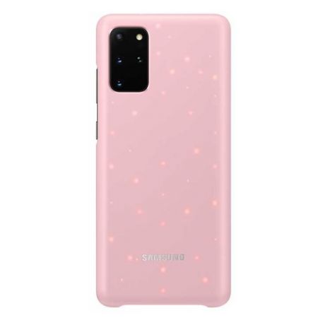Чехол (клип-кейс) SAMSUNG Smart LED Cover, для Samsung Galaxy S20+, розовый [ef-kg985cpegru]