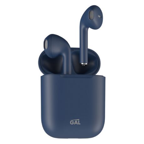 Гарнитура GAL Gal TW-3500, Bluetooth, вкладыши, синий