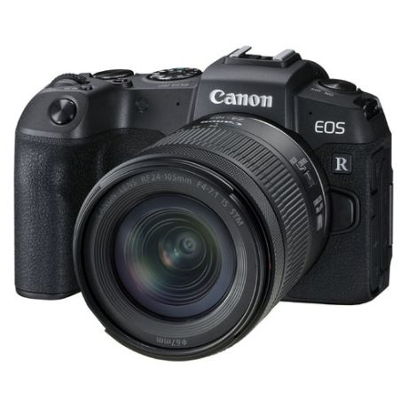 Зеркальный Фотоаппарат Canon EOS RP RF черный 26.2Mpix 24-105 mm F4-7.1 IS STM 3" 1080p Full HD SDXC