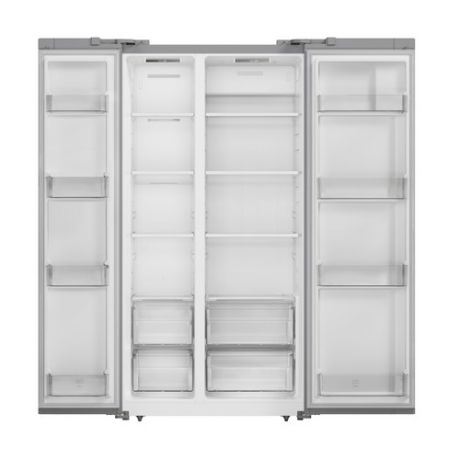 Холодильник HYUNDAI CS6503FV, двухкамерный, нержавеющая сталь