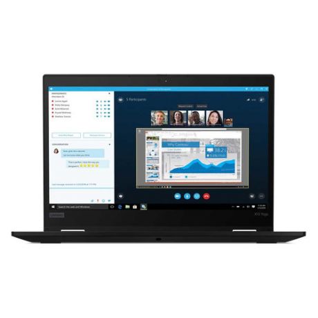 Ноутбук LENOVO ThinkPad X13 Yoga G1 T, 13.3", Intel Core i7 10510U 1.8ГГц, 16ГБ, 512ГБ SSD, Intel UHD Graphics , Windows 10 Professional, 20SX001DRT, черный