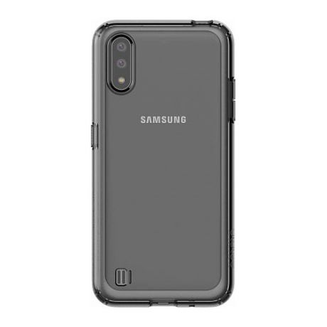 Чехол (клип-кейс) SAMSUNG araree M cover, для Samsung Galaxy M01, черный [gp-fpm015kdabr]