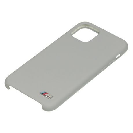 Чехол (клип-кейс) BMW Silicon case, для Apple iPhone 11 Pro, серый [bmhcn58msilgr]