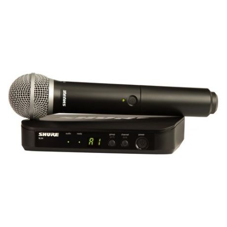 Радиосистема Shure BLX24E/PG58-M17 беспровод. черный