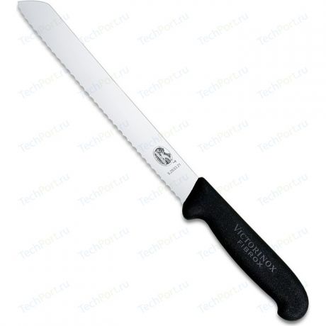 Нож для хлеба 21 см Victorinox черный (6.8633.21B)