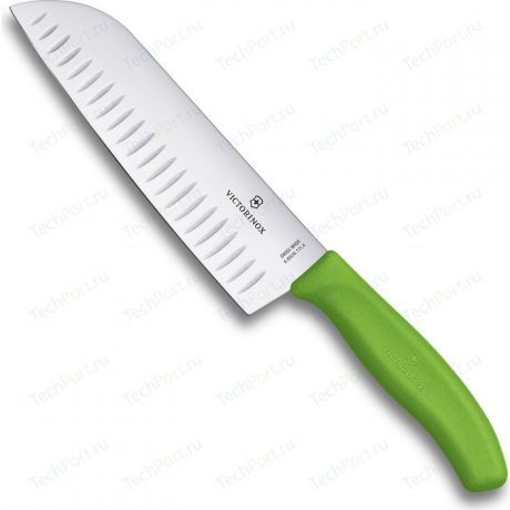 Нож сантоку 17 см Victorinox Swiss Classic зеленый (6.8526.17L4B)