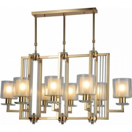 Люстра Lumina Deco Подвесная Manhattan LDP 8012-8P F.GD