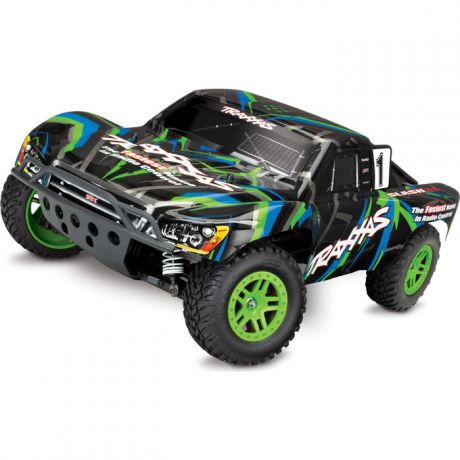 Радиоуправляемая машина TRAXXAS Slash 4x4 1:10 Green - TRA68054-1-G