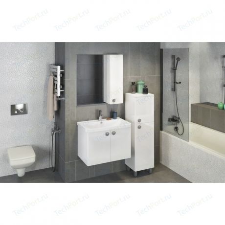 Мебель для ванной Comforty Флоренция 70П белый глянец