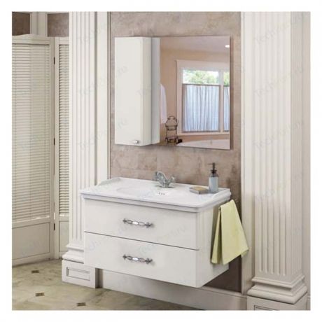 Мебель для ванной Comforty Неаполь 100 белый глянец