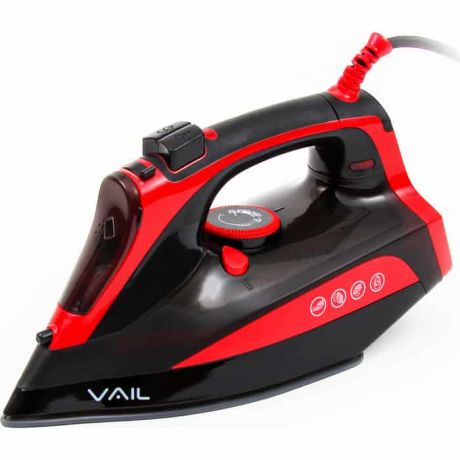 Утюг VAIL VL-4000 черно-красный