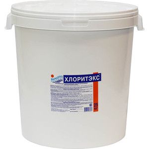 Средство для текущей и ударной дезинфекции воды Маркопул Кемиклс ХЛОРИТЭКС М75, 25 кг ведро