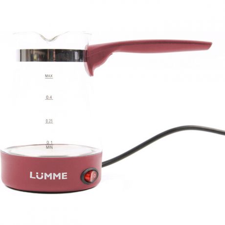 Турка электрическая Lumme LU-1630 бордовый гранат