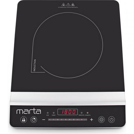 Плитка электрическая Marta MT-4210 черный жемчуг