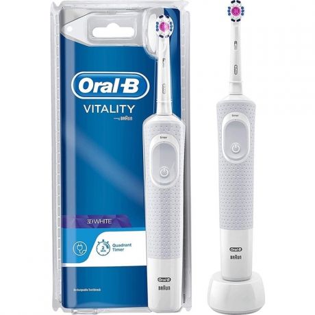 Электрическая зубная щетка Oral-B Vitality PRO 3D White (D100.413.1)