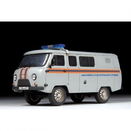 Сборная модель Звезда УАЗ - 3909 Буханка Аварийно - спасательная служба, 1/43 - ZV - 43002