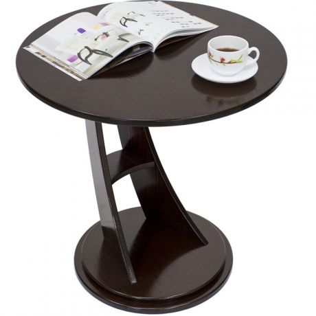 Приставной столик Мебелик Акцент орех