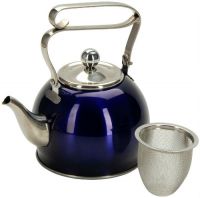 Заварочный чайник REGENT-INOX 94-1510 Promo, 0,8 л, с ситечком, синий