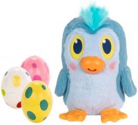 Мягкая игрушка 1toy Дразнюка-Несушка: Пингвинос и 3 пластиковых яйца (Т13658)