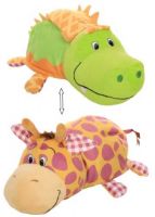 Мягкая игрушка 1toy Вывернушка Ням-Ням: Крокодил-Жираф, 40 см (Т13924)